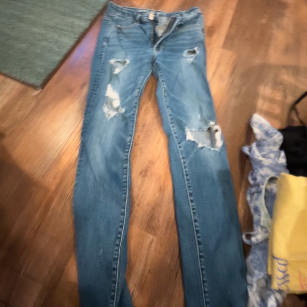 Denim strechy skinny holy jeans